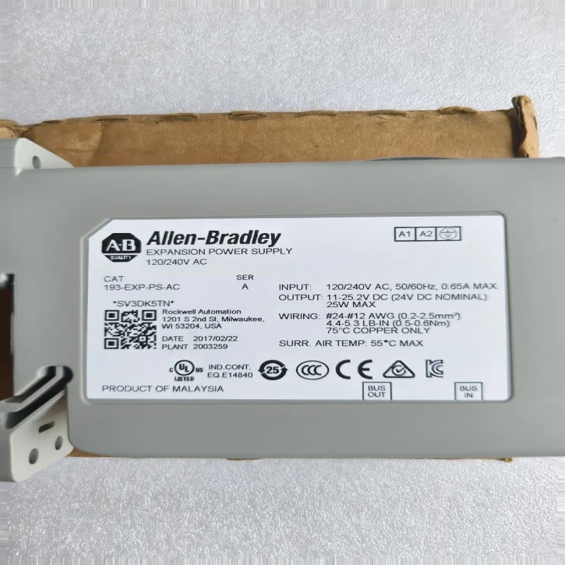Allen-Bradley 193-EXP-PS-AC E300 Expansion Power Supply Module | Auxiliary Supply for E300 Overload Relay System thumbnail 9
